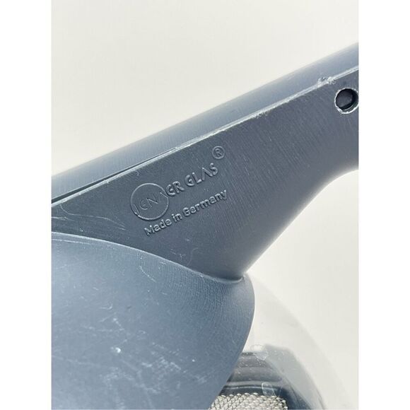 Jenaer Jena Glas GLOBO Tilting Glass Teapot with Lid and Infuser Gray Germany - Picture 5 of 6